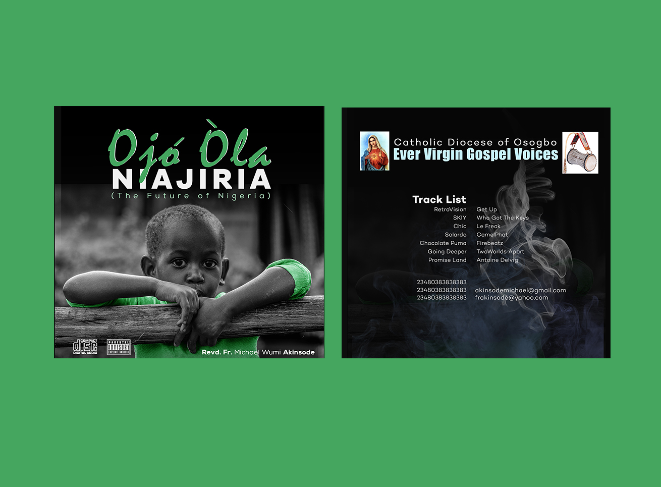 CD cover Graphics Design