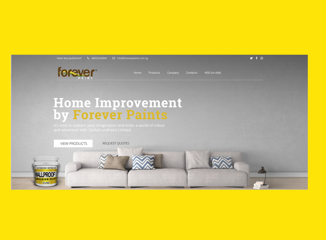 Forever Paints Logo Graphics Design