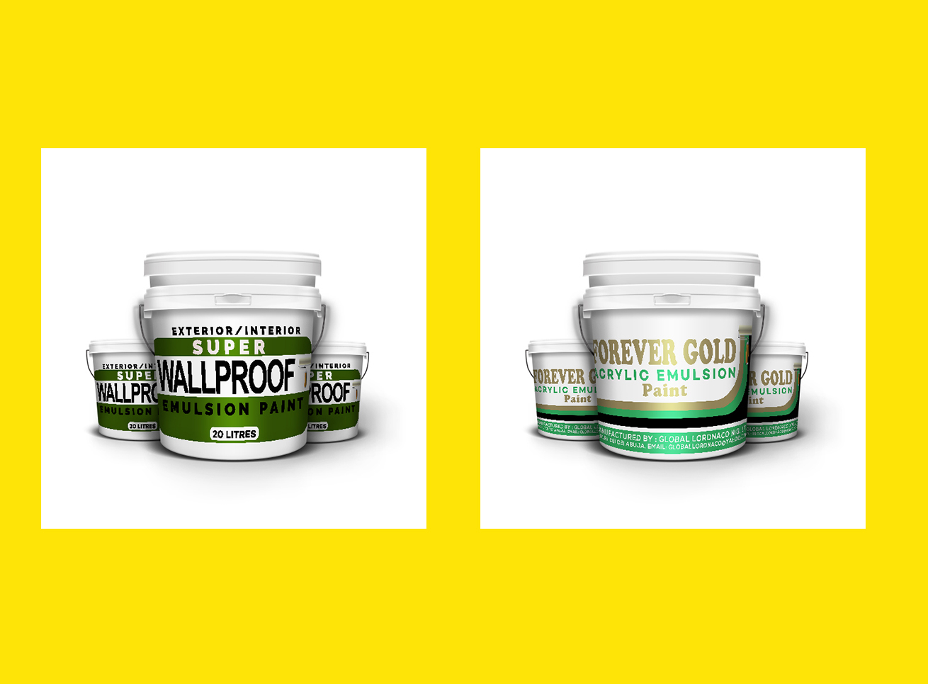 Forever Paints Logo Graphics Design