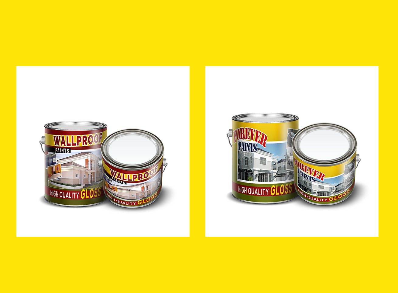 Forever Paints Logo Graphics Design