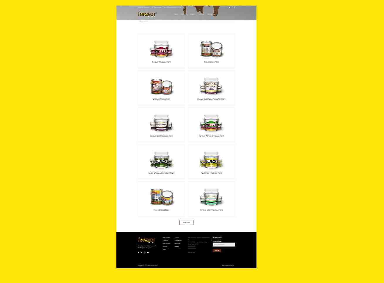 Forever Paints Logo Graphics Design