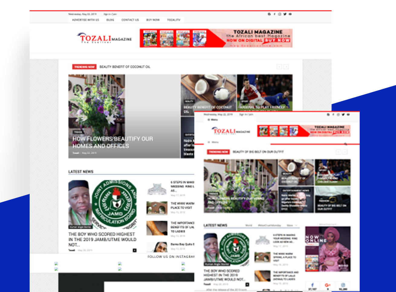 Tozali Logo Graphics Design